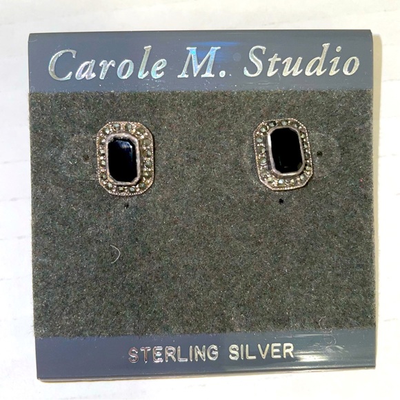 NWT Carole M Studio Sterling Silver Earrings - Picture 2 of 3
